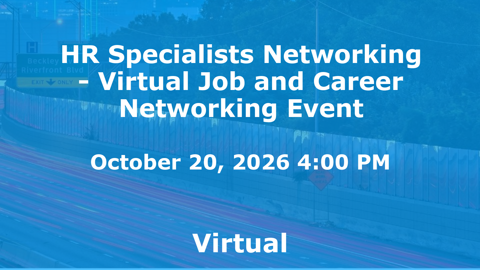 HR Specialists Networking - Virtual Job and Career Networking Event event image